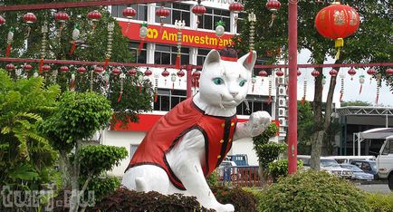 Malaezia, Borneo, Sarawak Muzeul și monumente pisici pisici pisici în Kuching (40 poze)