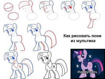 Master class cum să atragă mai Little Pony - hobby-ul Sea