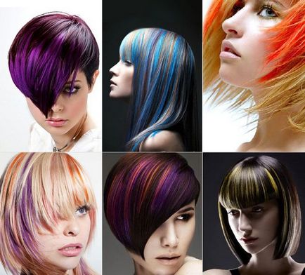 Evidențierea imagini întunecate de păr înainte și după