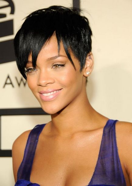 coafura modă Rihanna pentru păr scurt și mediu (foto), Fel