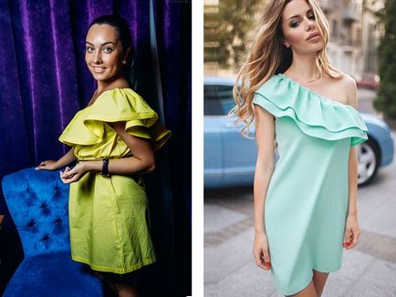 Rochie la modă bascilor Foto - Rochie model cu basci pentru fete