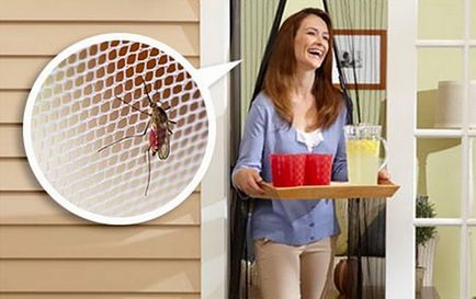 Plasă contra țânțari pe magneți ușă tipuri, caracteristici și avantaje