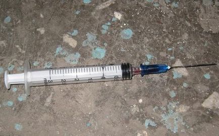 Poți obține, seringa înțepat străin (infectate) Poți obține, seringa străin înțepat
