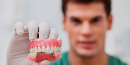 Nailon dinți protetice caracteristici parțiale și complete și prețuri