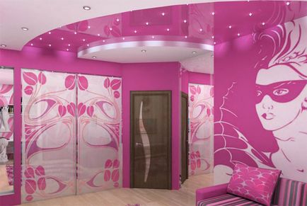 decorarea plafonului în apartament - variante ale dispozitivului și cele mai populare idei, avantajele balamale