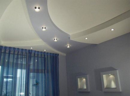 decorarea plafonului în apartament - variante ale dispozitivului și cele mai populare idei, avantajele balamale