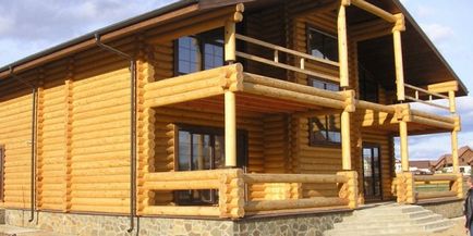 Caracteristici de construcție de case din lemn