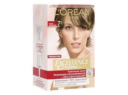 paleta de blond culoarea părului Ash Estelle, L'Oreal si alte branduri