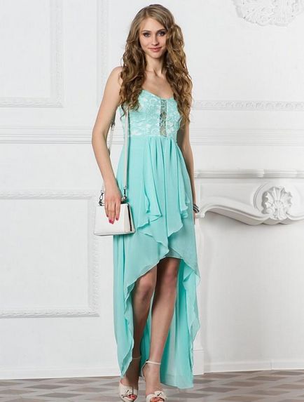 Rochie cu un tren cu picioarele deschise nunta, seara, modelul de vară (rochie de vara cu un tren) Rochie cu un tren cu picioare deschise nunta, seara, modelul de vară