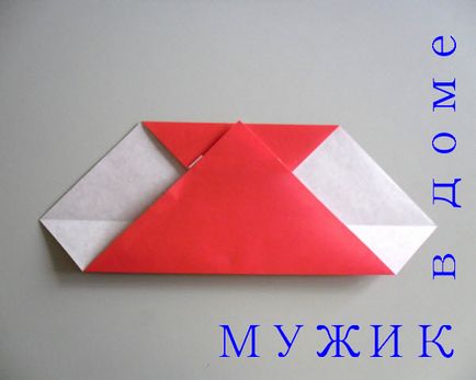 Hack Moș Crăciun de hârtie cu mâinile (origami)