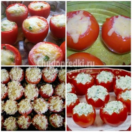 Tomate în cuptor pentru cele mai bune rețete cu fotografii