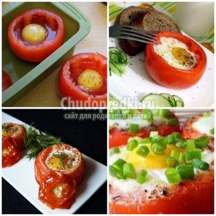 Tomate în cuptor pentru cele mai bune rețete cu fotografii