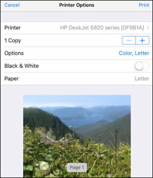 HP Imprimanta - imprimarea cu AirPrint de mere (ios), HP® helpdesk