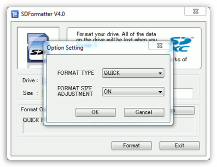Forțarea card SD formatare - totul despre calculatoare (FAT32 MicroSD TRANSCEND kingston) Forțarea card SD formatare - totul despre calculatoare