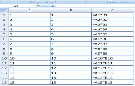 Lucrul cu formule în Excel
