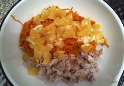 Salata de pui cu portocale Retete