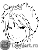 Desenați păr (păr) anime stil Desenați păr în stilul de anime