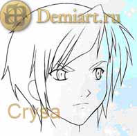 Desenați păr (păr) anime stil Desenați păr în stilul de anime