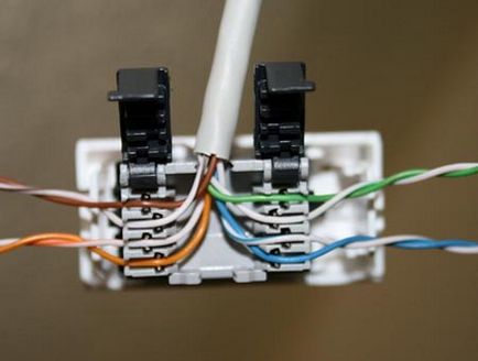 Priza pentru cablu de instalare pe Internet cu propriile lor mâini, elektik v dome