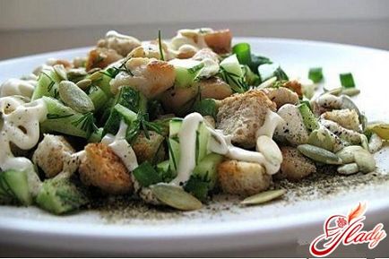 salate Salata de pui si castraveti rafinate din carne de piept de pui (pui salata de castraveti ciuperci file) Salata de pui cu castraveti salate delicioase de piept de pui