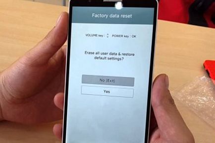 Resetarea la setările din fabrică android cum să-l facă în mod corect