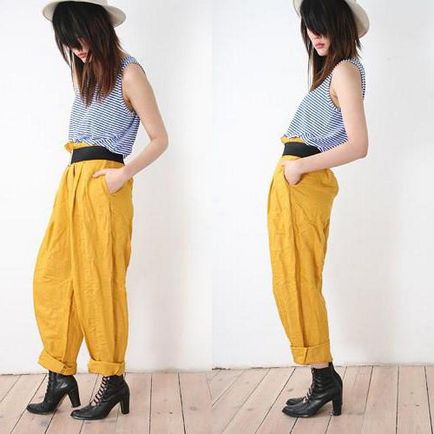 Ce să poarte pantaloni galben sa arate elegant