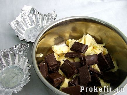 Chocolate fondant (turte de umplere lichid) fondantă de ciocolată
