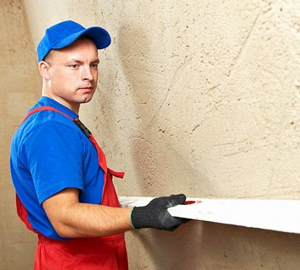 Putty gips-carton cu mâinile lor, portal de construcție (mâini) Putty gips-carton cu mâinile lor, portalul de construcție