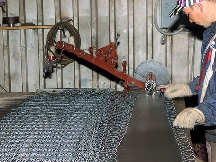 Mașina pentru producerea de lanț-link-ul de scrimă