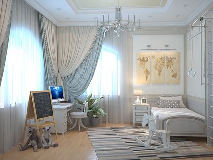 cameră pentru copii Style 10 variante de decorațiuni interioare - dafix - reparații este ușor!