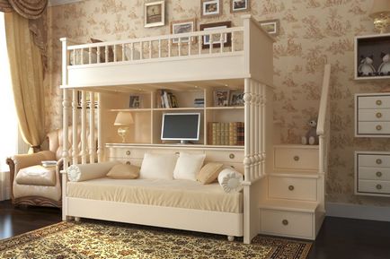 cameră pentru copii Style 10 variante de decorațiuni interioare - dafix - reparații este ușor!