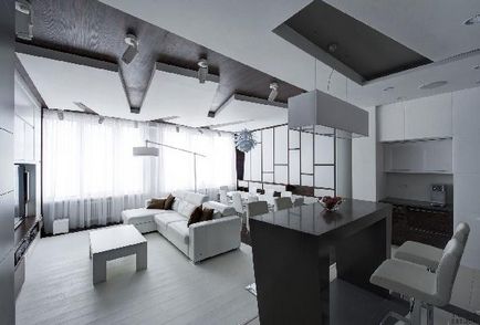 Stilul minimalist în interiorul apartament modern