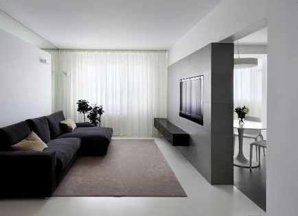 Stilul minimalist în interiorul apartament modern