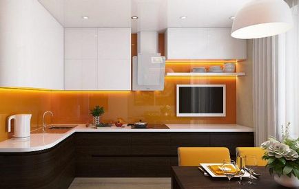 Stilul minimalist în interiorul apartament modern (apartament) Stilul minimalist în interiorul apartament modern