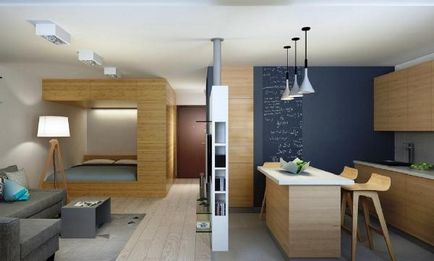 Stilul minimalist în interiorul apartament modern