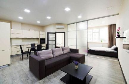 Stilul minimalist în interiorul apartament modern