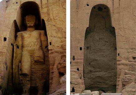 Pasiunea sfârșitul distrugere statuie Buddha gigant în Afganistan (18)