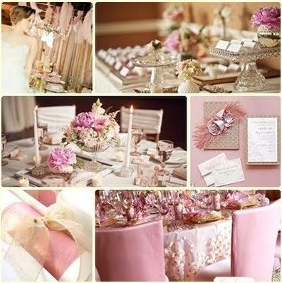 Nunta în roz nunta idei de design în roz