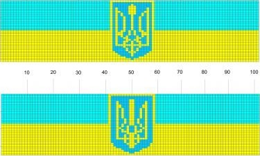 schema de fleacurile cu steaguri și simboluri ale diferitelor țări prin împletitură directă