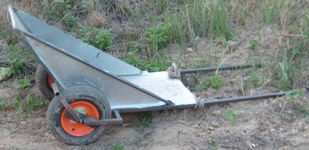 Remorce de constructii, gradina cu propriile sale mâini de la desen la instalare (roabă) Remorce de constructii, gradina cu propriile sale mâini la desen la instalare