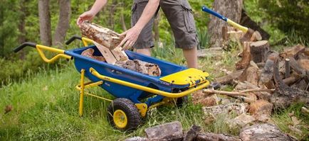 Remorce de constructii, gradina cu propriile sale mâini la desen la instalare