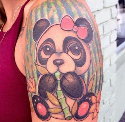 Tatuaj valoare panda tatuaj, 28 de fotografii, schițe
