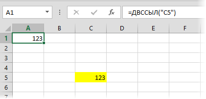 Tipuri de referințe de celule în formule Excel