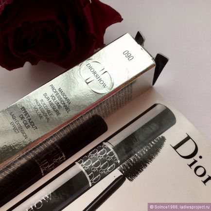 Diorshow Mascara dior (număr ton 090 negru) - comentarii, fotografii și preț