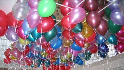 Decorarea sălii pentru baloane nunta idei, fotografii, sfaturi