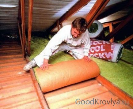 Izolație pentru acoperișuri - mai bine pentru izolarea acoperișului