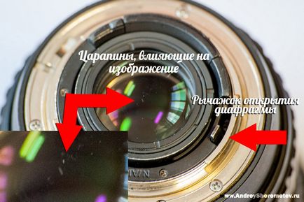 Important! Cum de a verifica obiectivul înainte de a cumpăra o școală de fotografie Andrey Sheremetyev