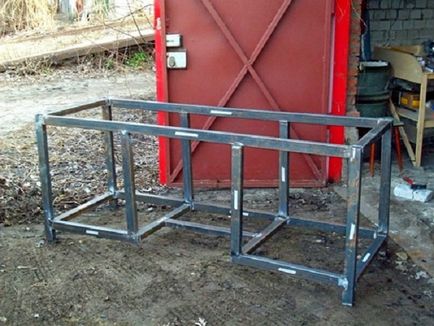 Workbench pentru tipurile de garaj de desene sau modele, cum se face desktop-ul de metal în sine metalice,