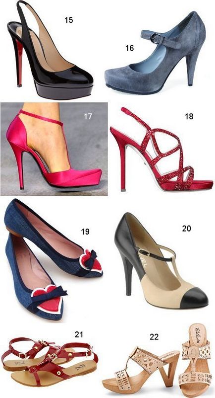 tipuri de pantofi