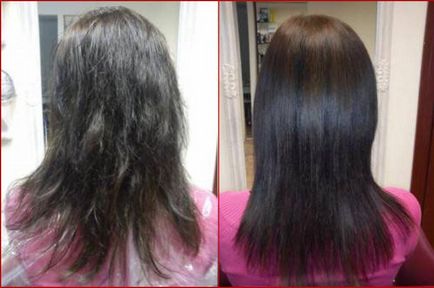 Vloguri restaurare păr keratina înainte și după
